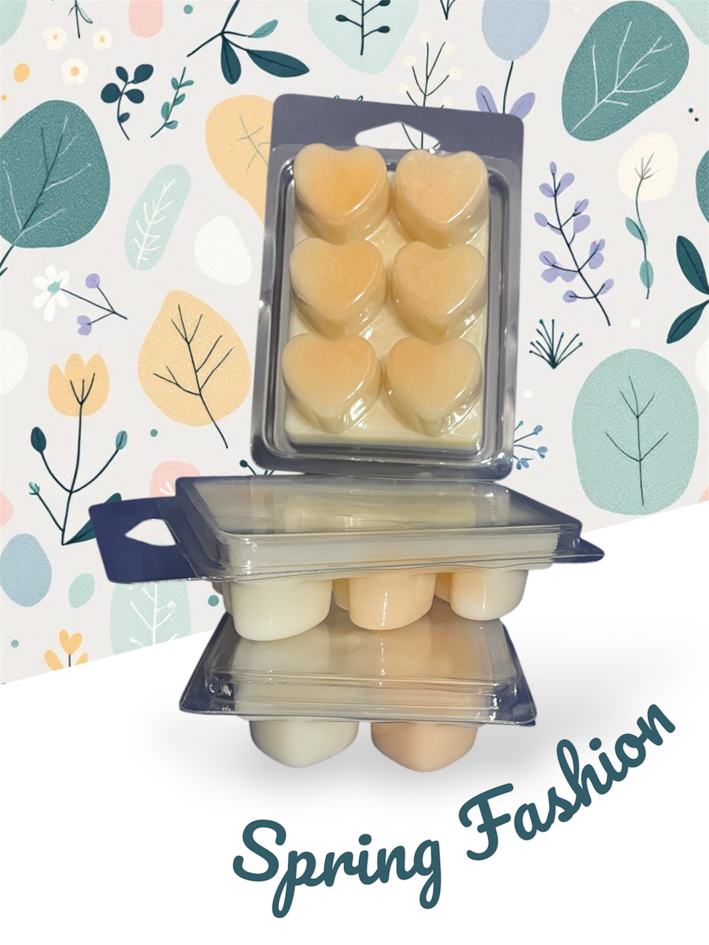 April Mist Wax Melt Heart Shaped